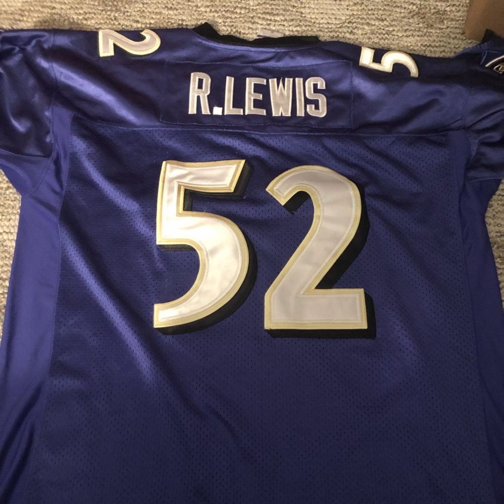 Authentic Ray Lewis jersey NFL embroidered likenew
